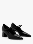 CHARLES & KEITH Block Heel Pointed Mary Janes, Black Box, Black Box