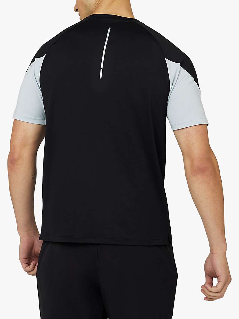 Buy Castore Mesh Mix Short Sleeve T-Shirt, Black/Grey Online at johnlewis.com