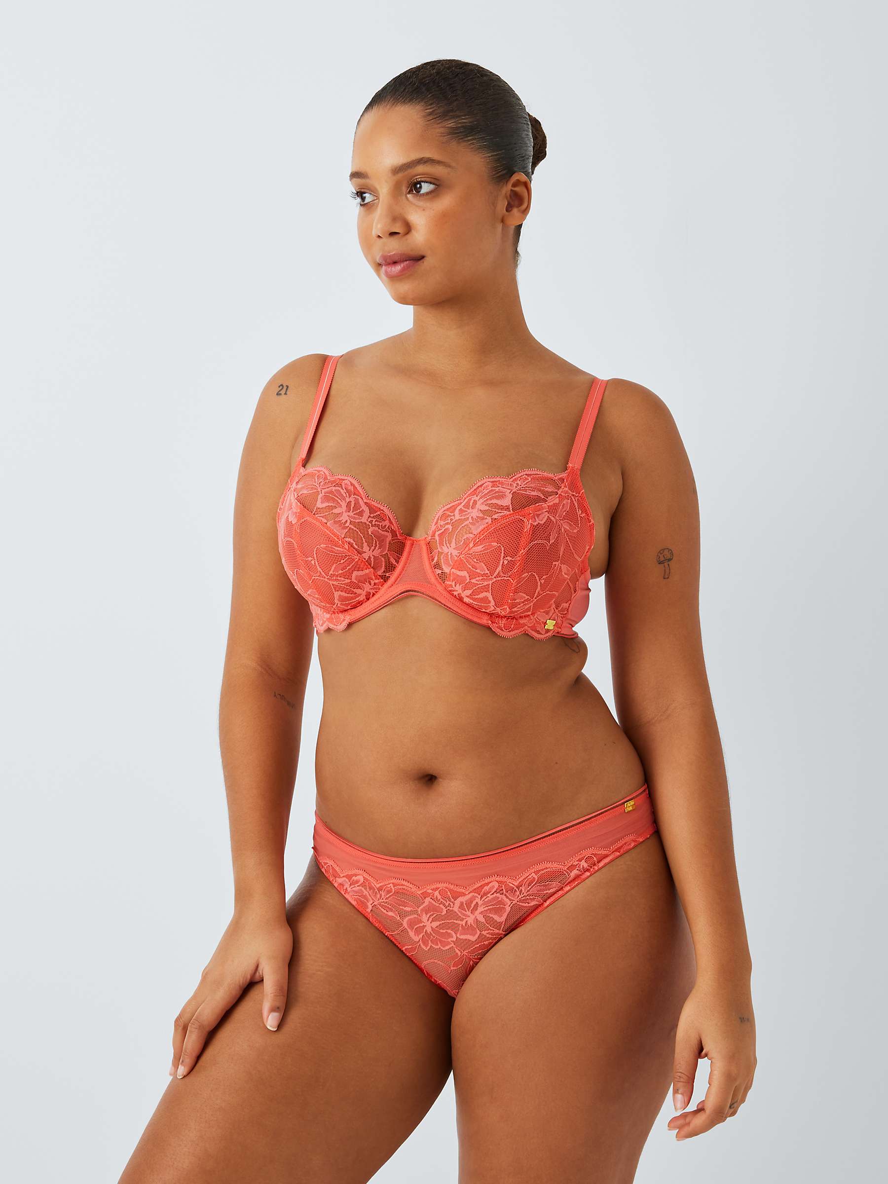 Buy AND/OR Wren Non Padded Balcony Bra Online at johnlewis.com