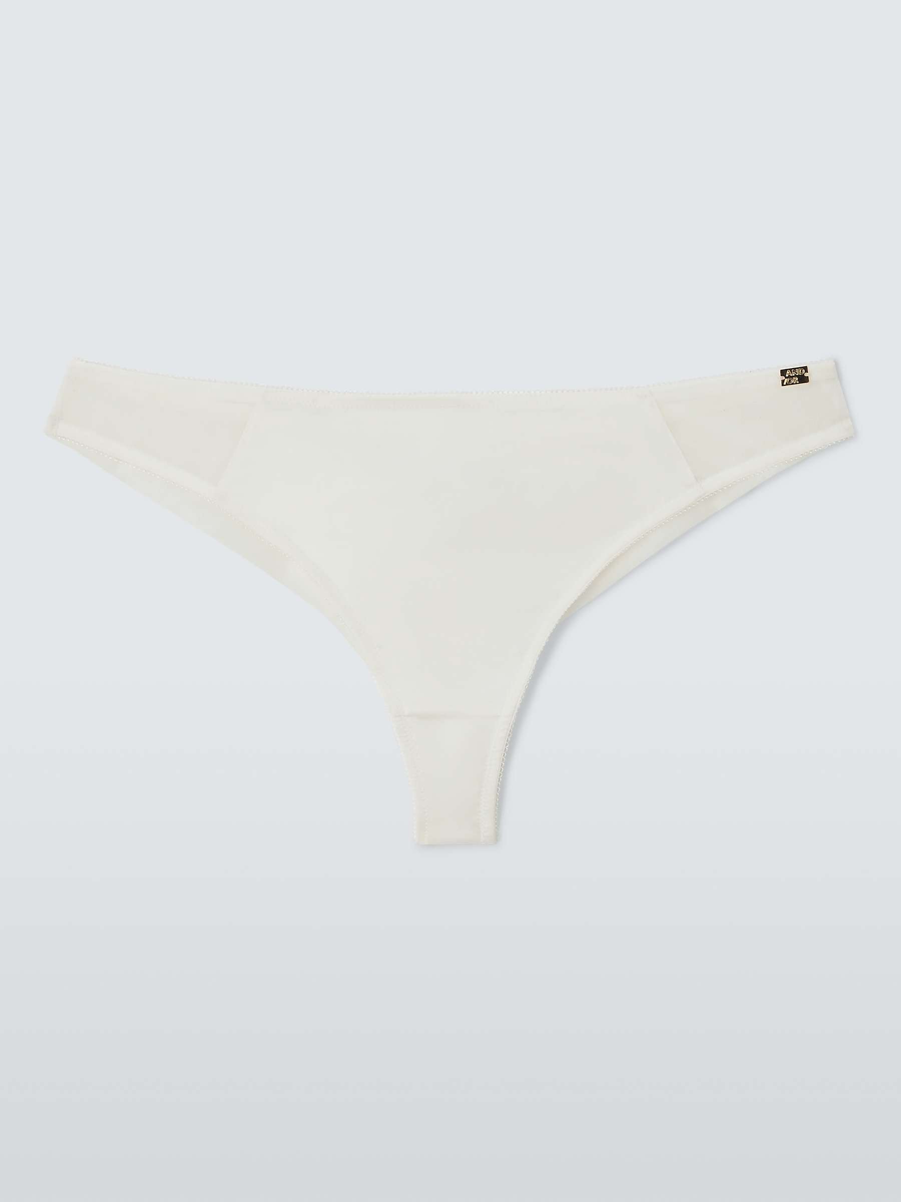 Buy AND/OR Cassidy Brazilian Briefs, Ivory Online at johnlewis.com