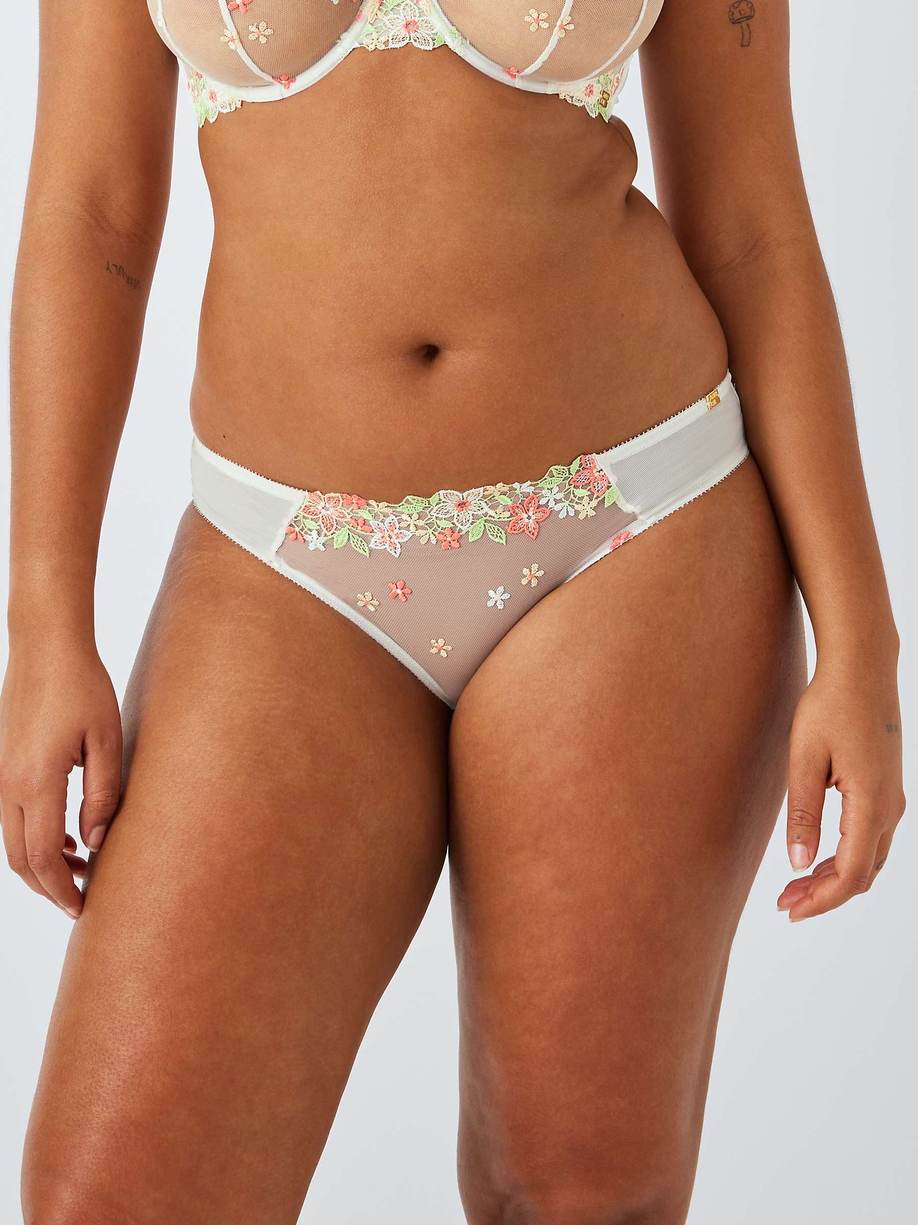 Buy AND/OR Kiki Briefs, White/Multi Online at johnlewis.com
