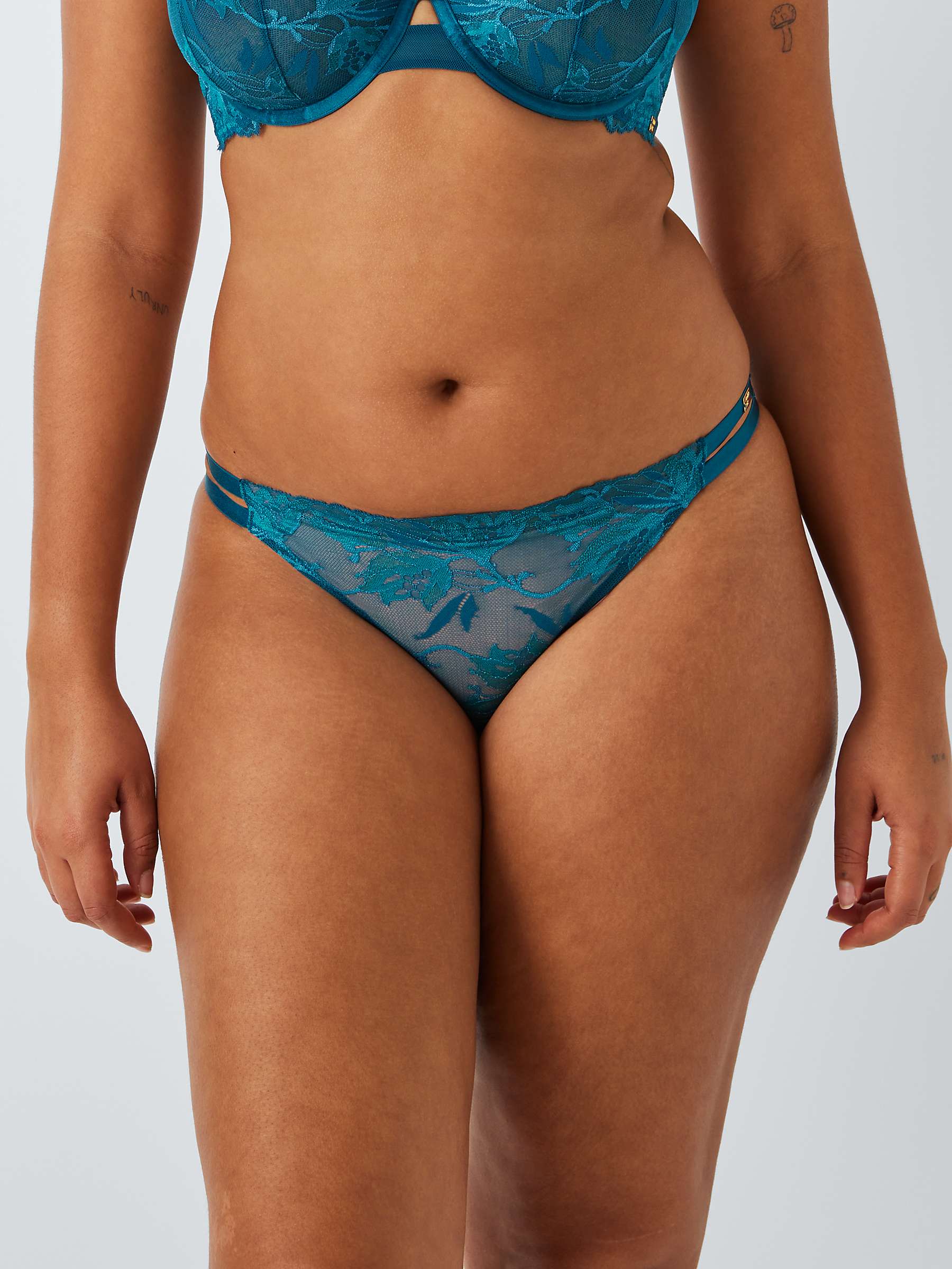 Buy AND/OR Alexis Soft Bloom Lace Thong Online at johnlewis.com