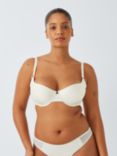 AND/OR Cassidy Satin Bra, Ivory, Ivory