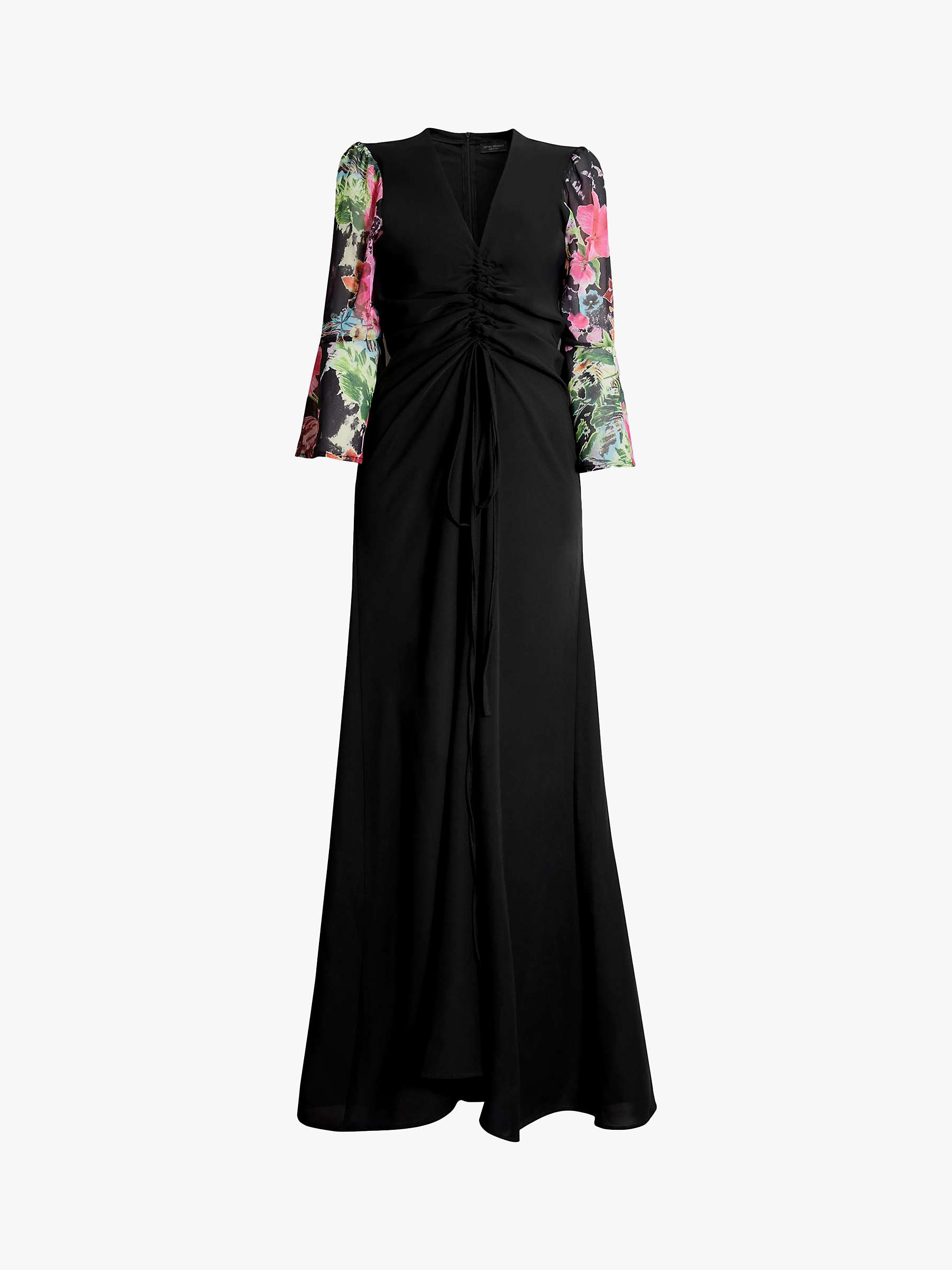Buy James Lakeland Ruched Maxi Dress, Black Online at johnlewis.com