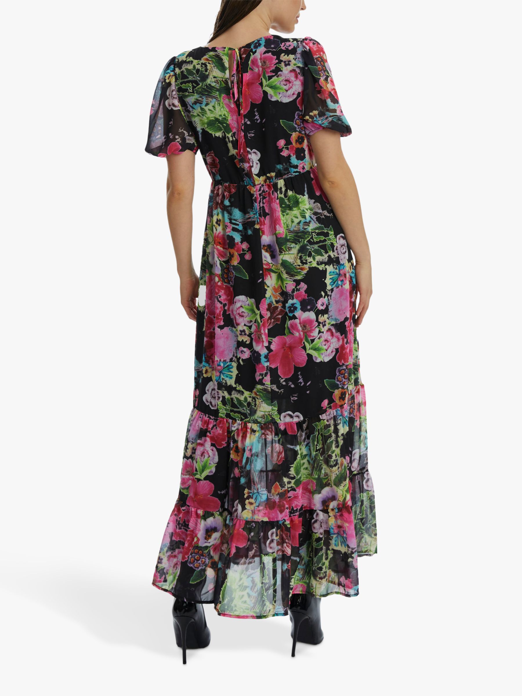 Buy James Lakeland Floral Tiered Maxi Dress, Multi Online at johnlewis.com