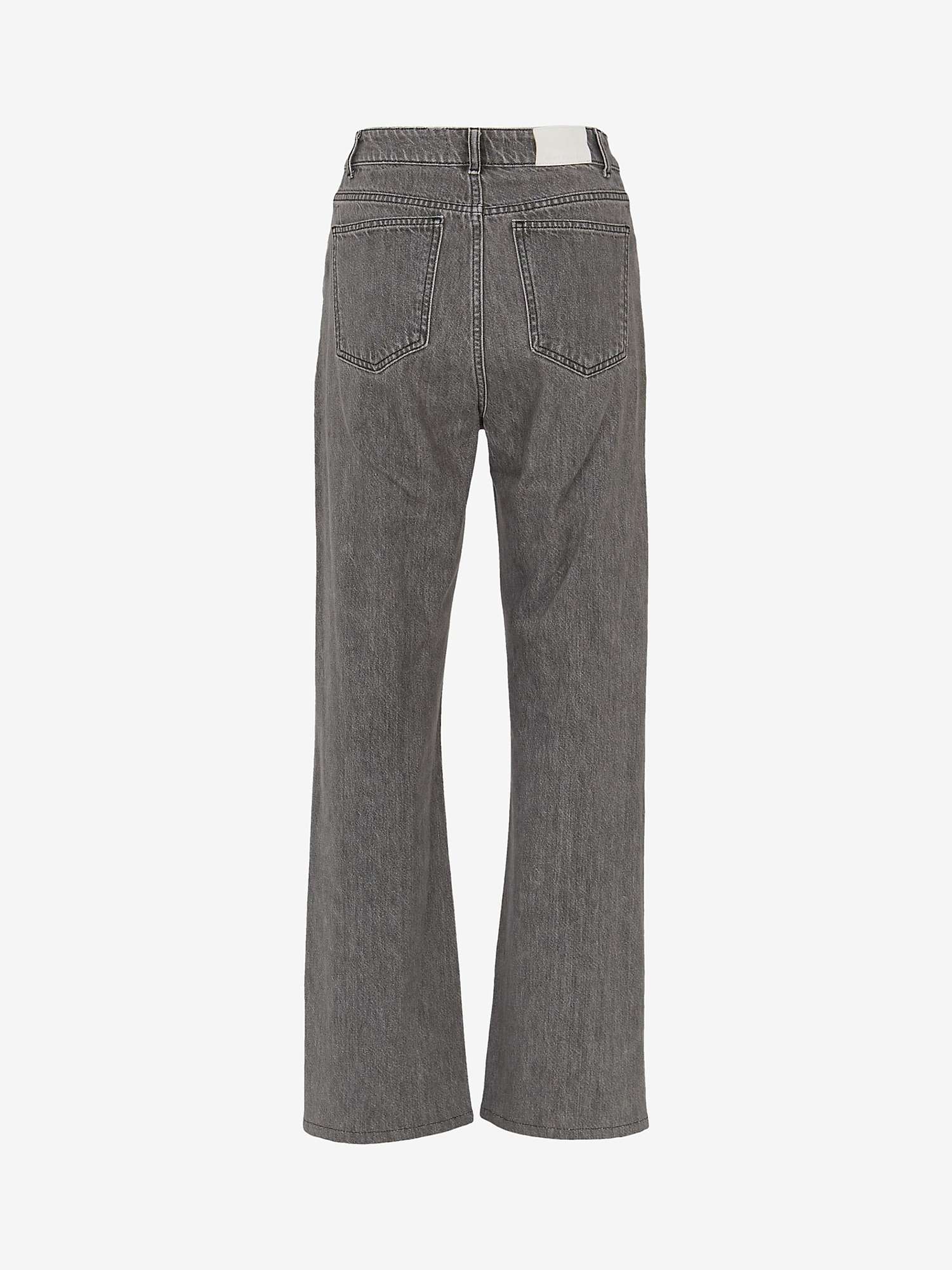 Buy Mint Velvet The Relaxed Wide Jeans, Grey Online at johnlewis.com