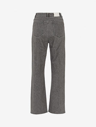 Mint Velvet The Relaxed Wide Jeans, Grey