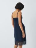 John Lewis Willow Lace Chemise, Navy