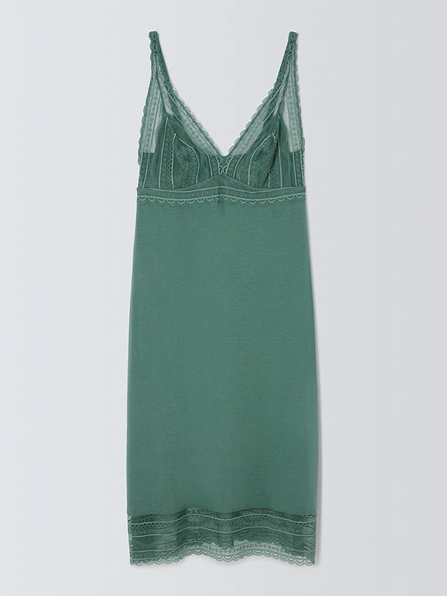 John Lewis Willow Lace Chemise, Deep Sea