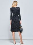 Jolie Moi Spot Print Long Sleeve Jersey Dress