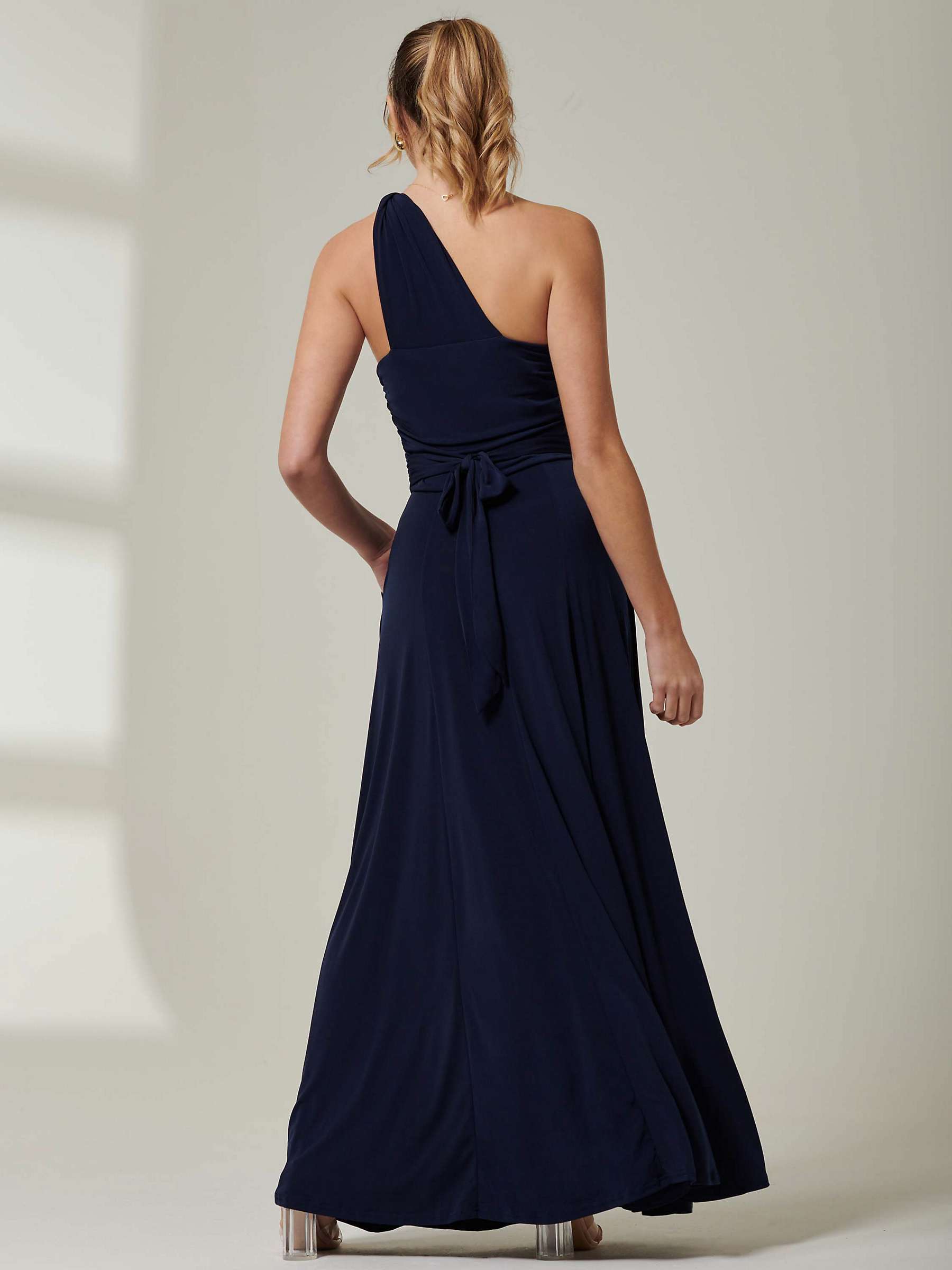 Buy Jolie Moi One Shoulder Jersey Maxi Dress Online at johnlewis.com