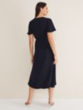 Phase Eight Julissa Midi Wrap Dress, Navy