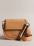 Ted Baker Darcell Leather Cross Body Bag, Taupe