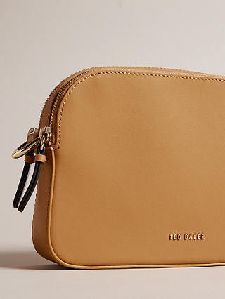 Ted Baker Darcelo Smooth Leather Camera Bag, Taupe