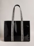 Ted Baker Celinie Branded Webbing Large Tote Bag, Black
