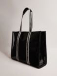 Ted Baker Celinie Branded Webbing Large Tote Bag, Black