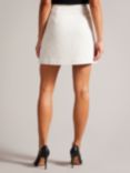 Ted Baker Lios Bouclé Mini Skirt, Ivory