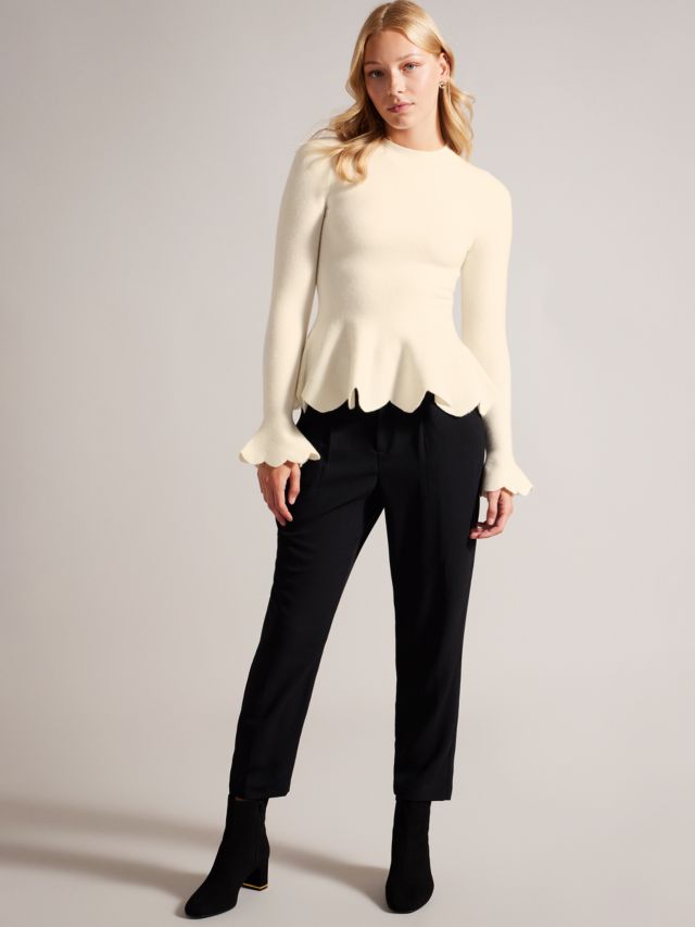 Peplum hem jumper sale