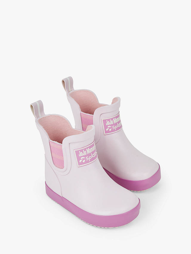 JoJo Maman Bébé Kids' Ankle Wellies, Pink