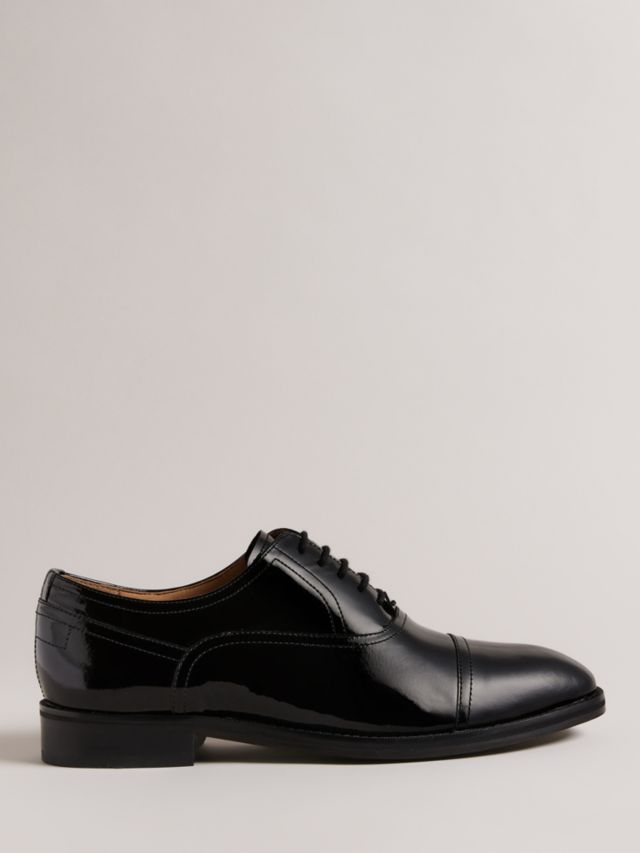 Ted Baker Carlenp Patent Leather Oxford Shoes, Black, EU41