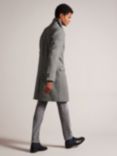 Ted Baker Raywood British Wool Herringbone Overcoat