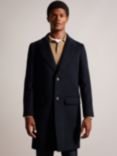 Ted Baker Wilding Wool Blend Overcoat