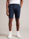 Ted Baker Alscot Cotton Blend Chino Shorts, Navy, Navy