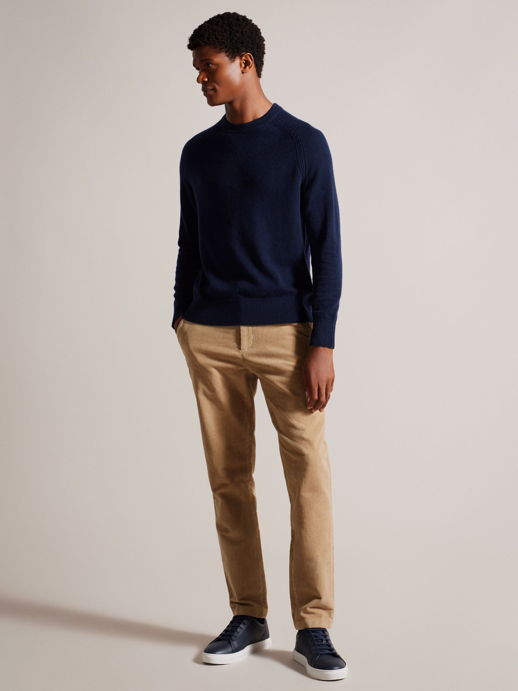 Buy Ted Baker Payet Regular Fit Cord Trousers Online at johnlewis.com
