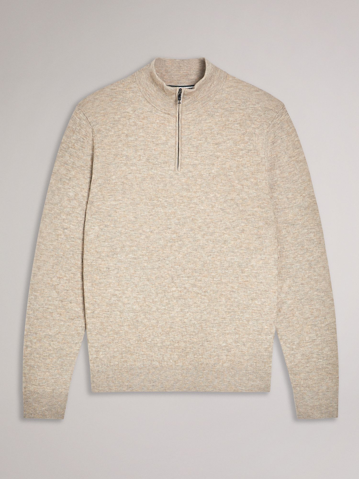 Buy Ted Baker Kurnle Long Sleeve Knitted Half Zip Jumper Online at johnlewis.com