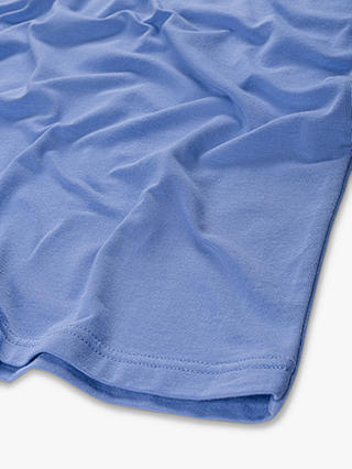 Panos Emporio Eco Base Bamboo and Organic Cotton Blend T-Shirt, Light Blue