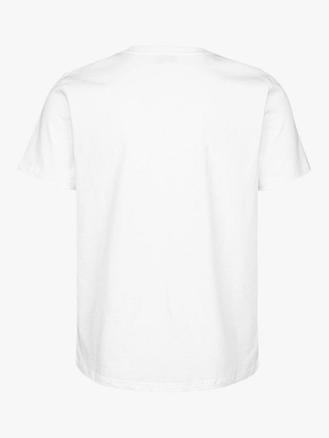 Panos Emporio Element Organic Cotton Pride Logo T-Shirt, White