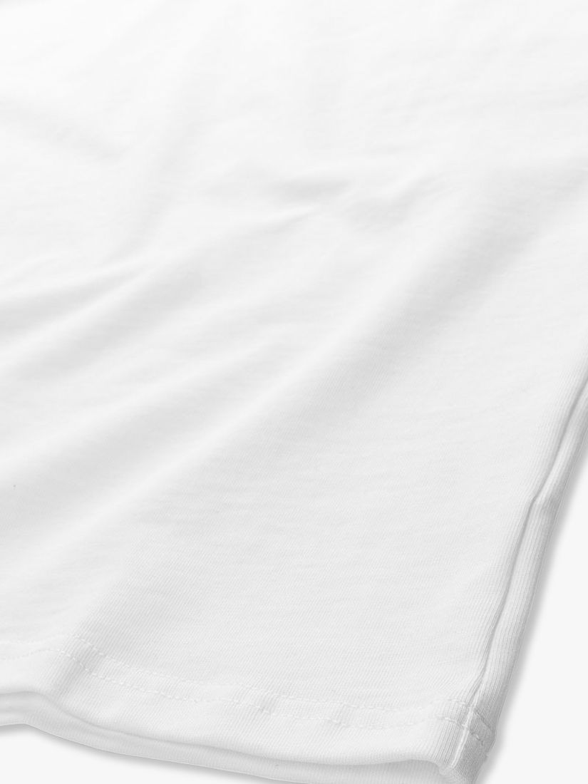 Panos Emporio Element Organic Cotton Pride Logo T-Shirt, White, S