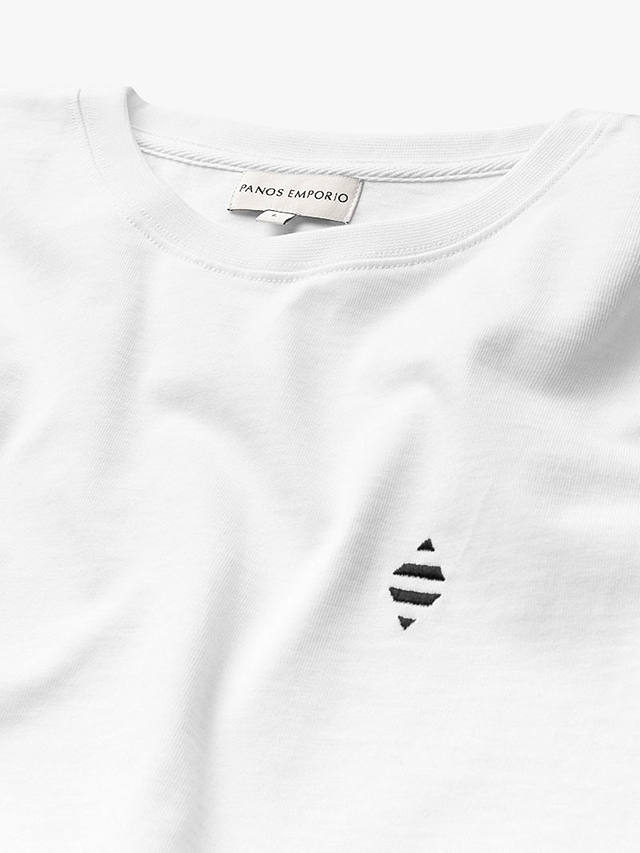 Panos Emporio Element Organic Cotton T-Shirt, White