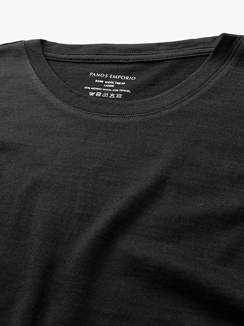 Buy Panos Emporio Merino Wool Blend Biodegradable T-Shirt Online at johnlewis.com