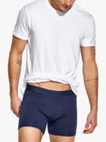 Panos Emporio Eco Bamboo and Organic Cotton Blend Trunks, Pack of 3, Navy