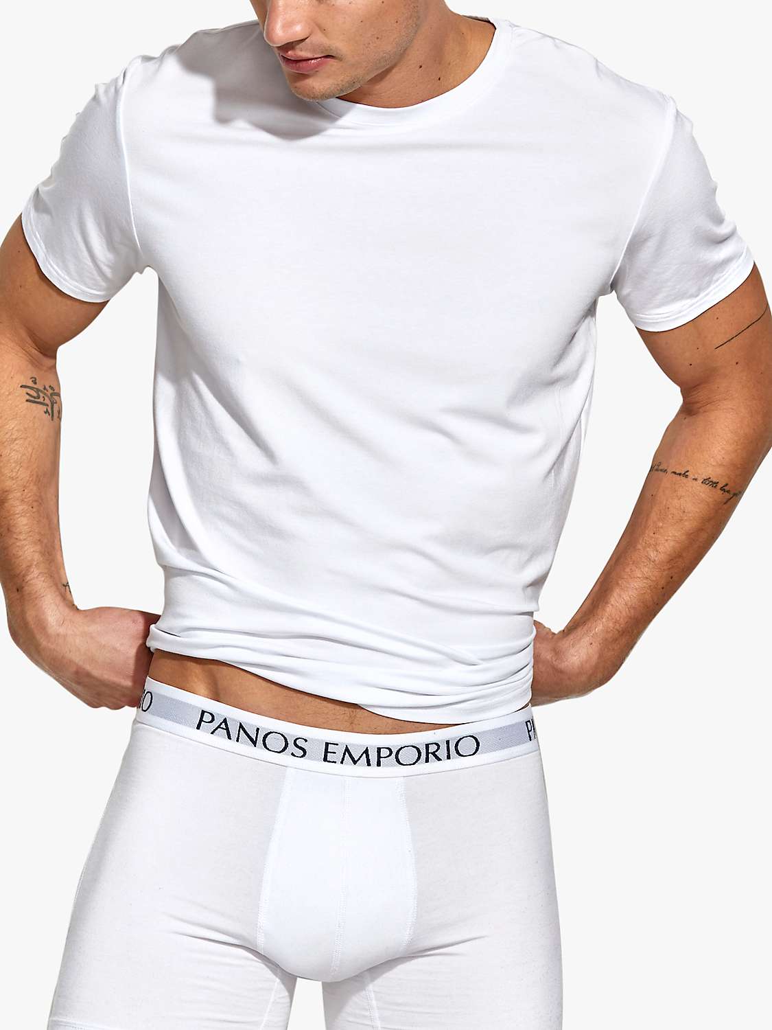 Buy Panos Emporio Eco Bamboo and Organic Cotton Blend Trunks, Pack of 3 Online at johnlewis.com