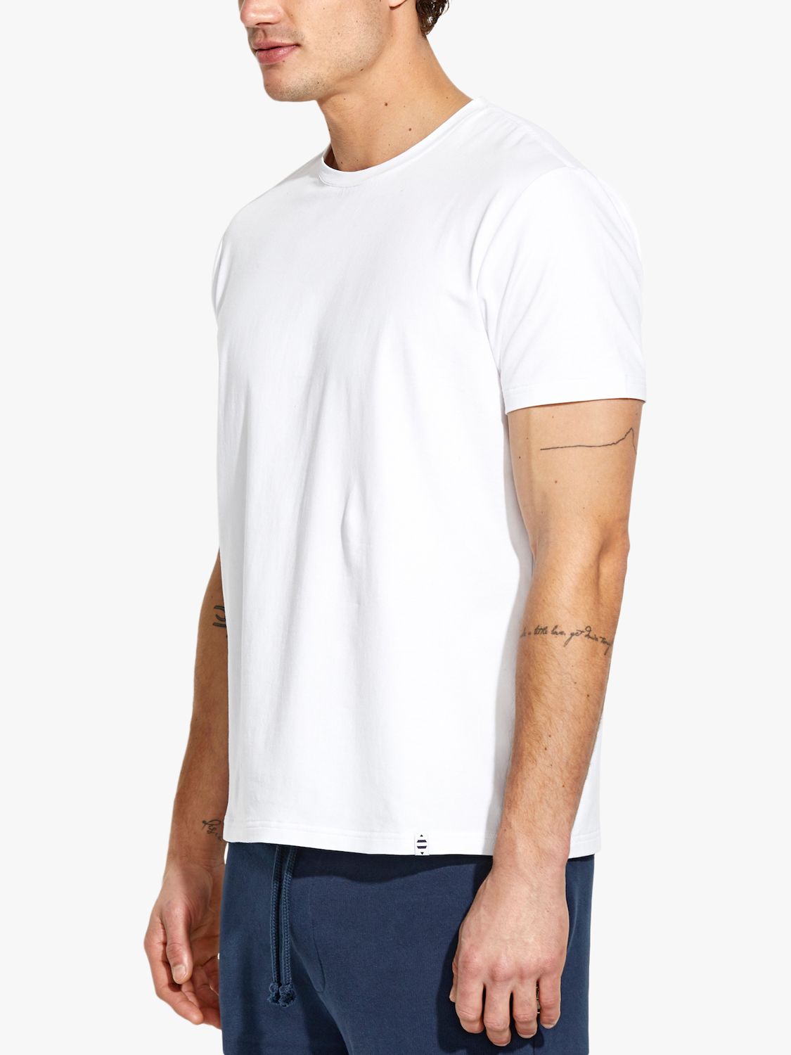 Panos Emporio Organic Cotton Blend T-Shirt, White, L