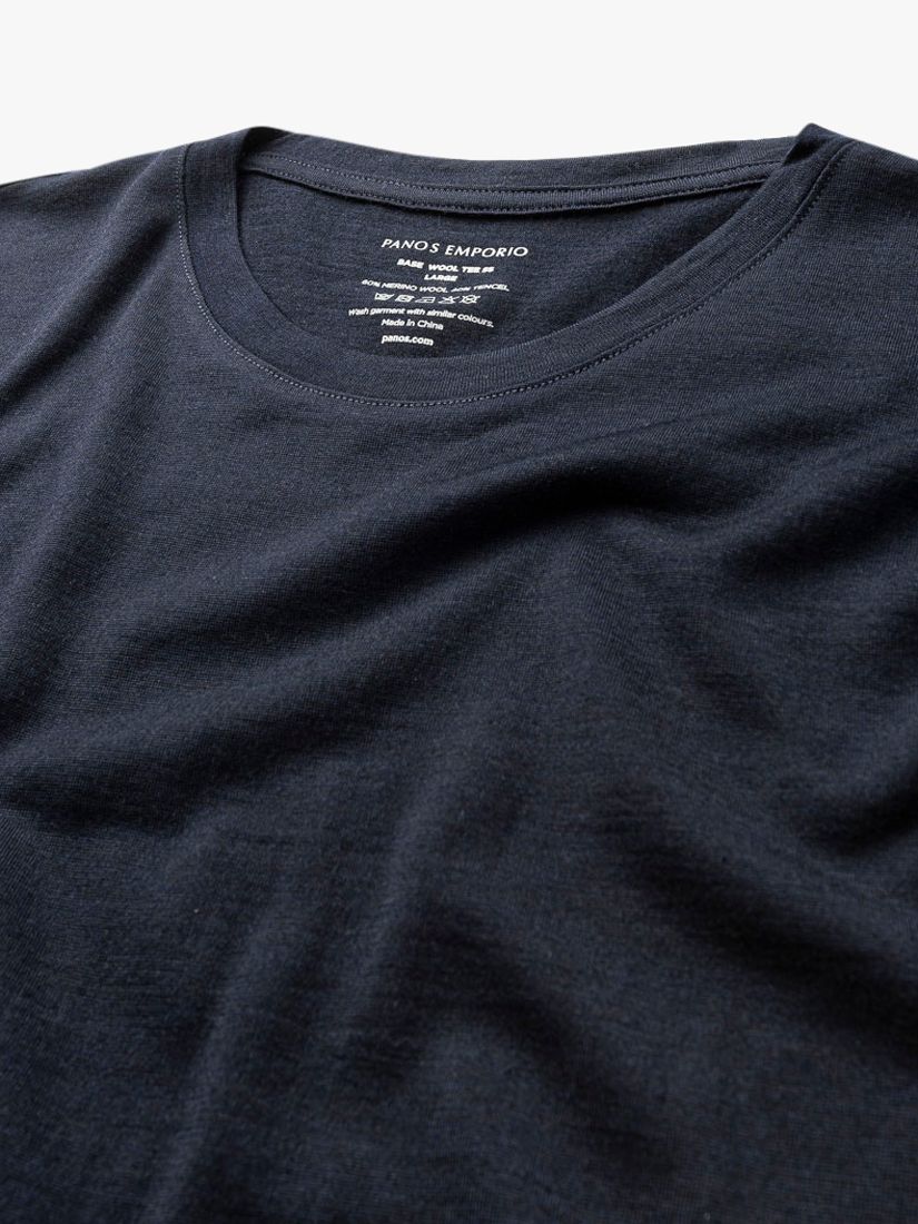 Buy Panos Emporio Merino Wool Blend Biodegradable T-Shirt Online at johnlewis.com