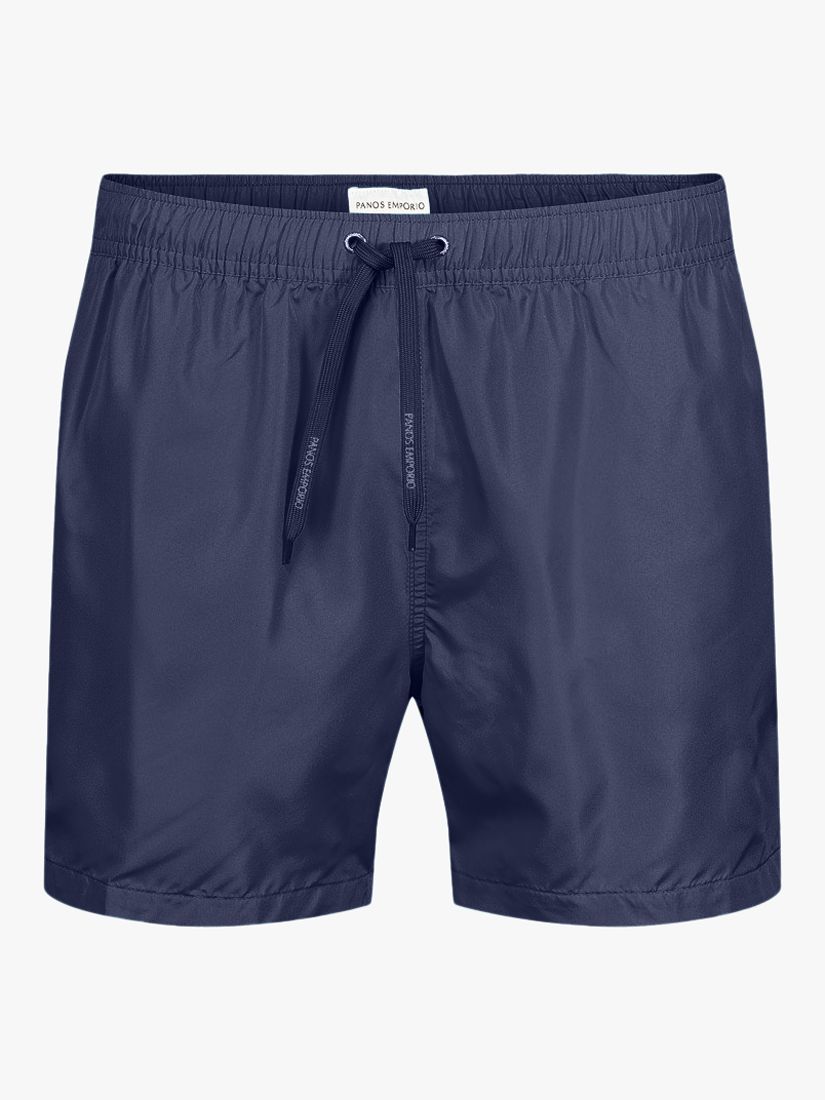 Panos Emporio Luxe Quick Dry Swim Shorts, Navy at John Lewis & Partners