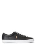 Polo Ralph Lauren Longwood Leather Trainers, Black