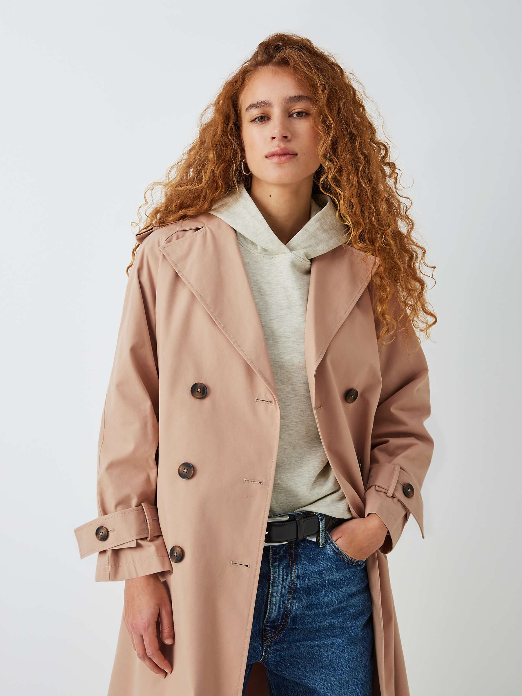 Buy John Lewis ANYDAY Longline Trench Coat Online at johnlewis.com