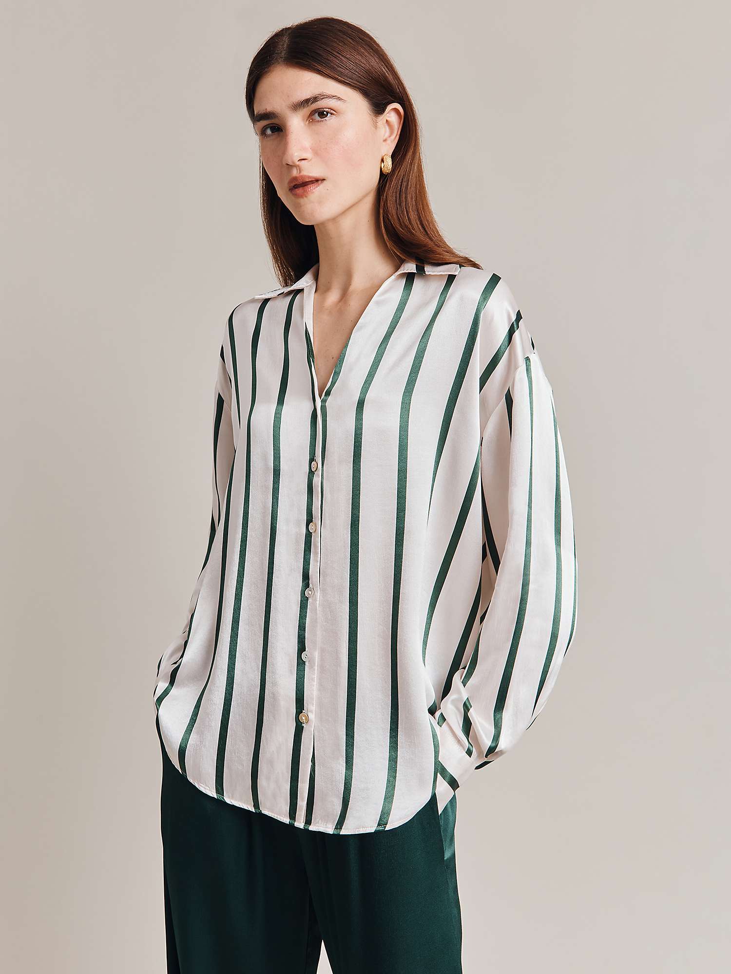Buy Ghost Amy Stripe Shirt Online at johnlewis.com
