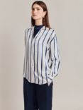 Ghost Amy Stripe Shirt, Navy