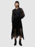 AllSaints Norah Lace Dress, Black