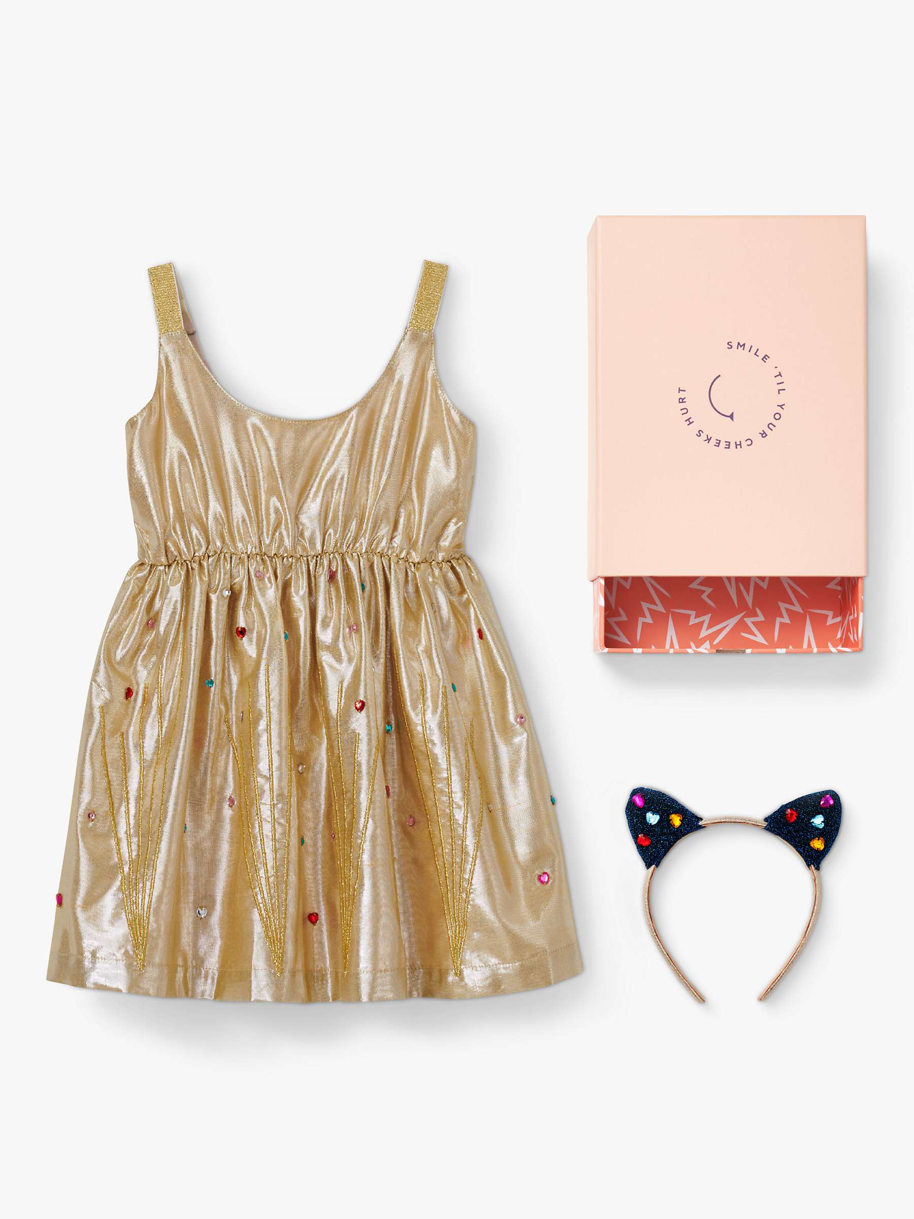 Buy Stych Kids' Gemtastic Gold Party Dress Up Gift Box, Gold Online at johnlewis.com