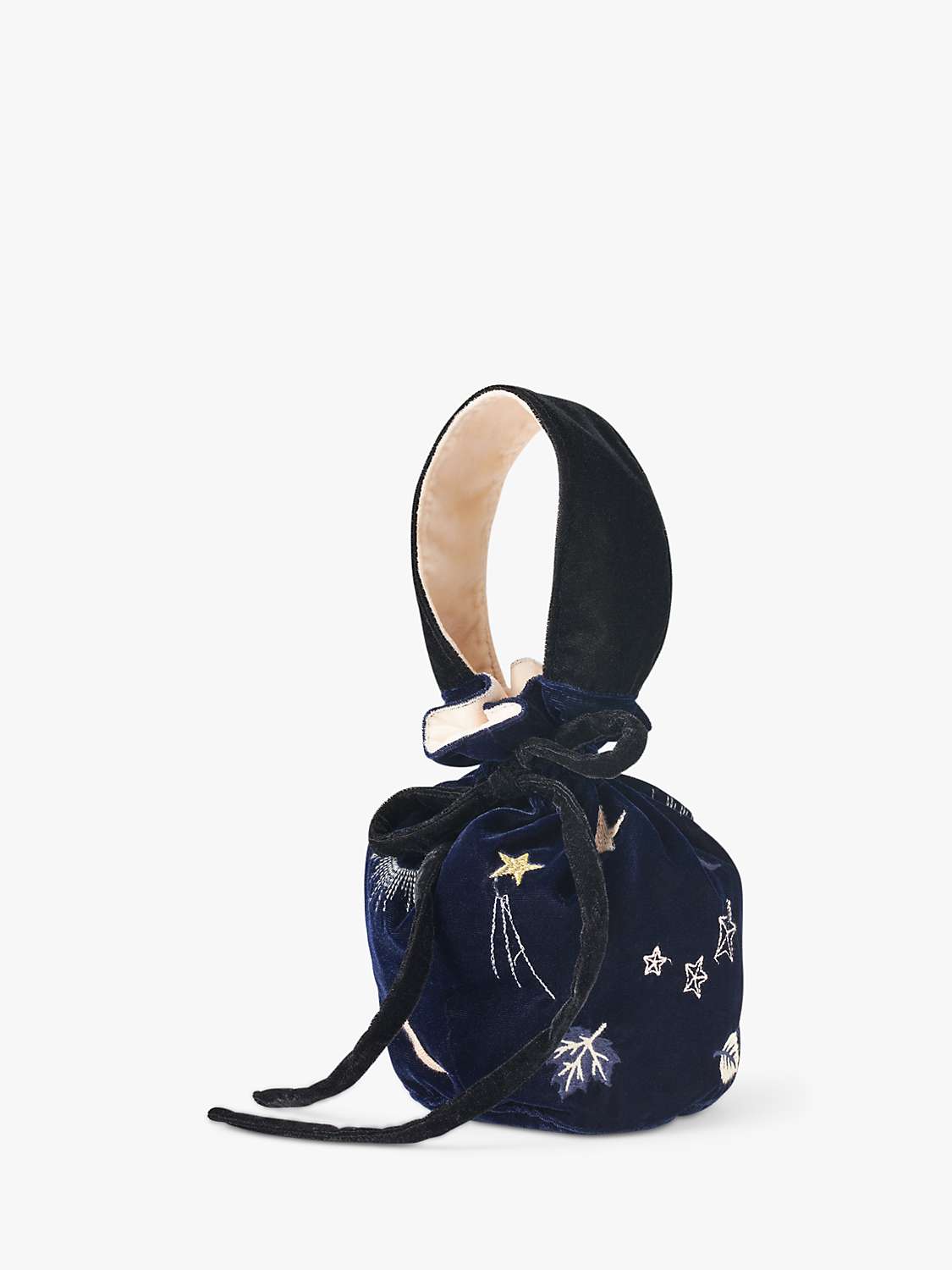 Buy Stych Kids' Celestial Print Bucket Bag, Navy/Multi Online at johnlewis.com