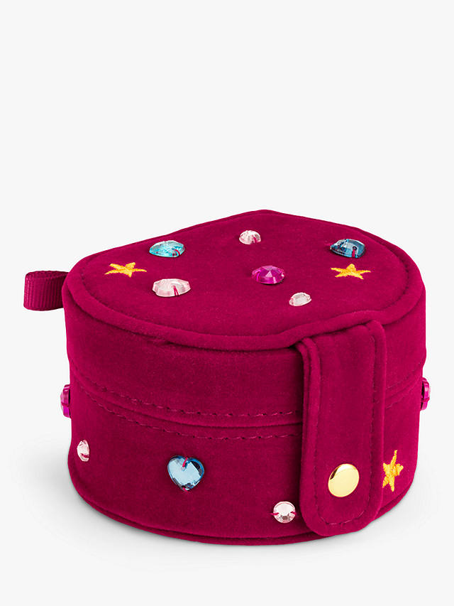 Stych Kids' Gemtastic Jewellery Box, Red/Multi