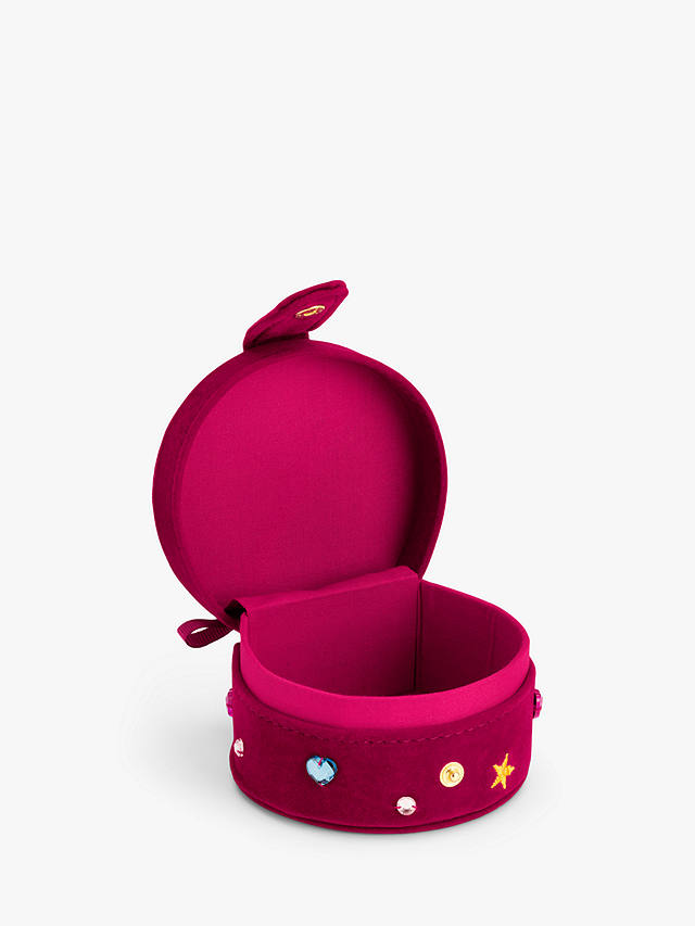 Stych Kids' Gemtastic Jewellery Box, Red/Multi