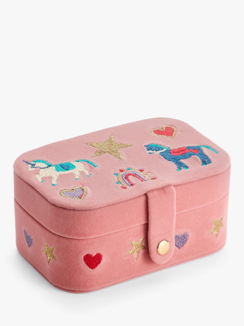 Stych Kids'  Unicorn Jewellery Box, Pink, One Size