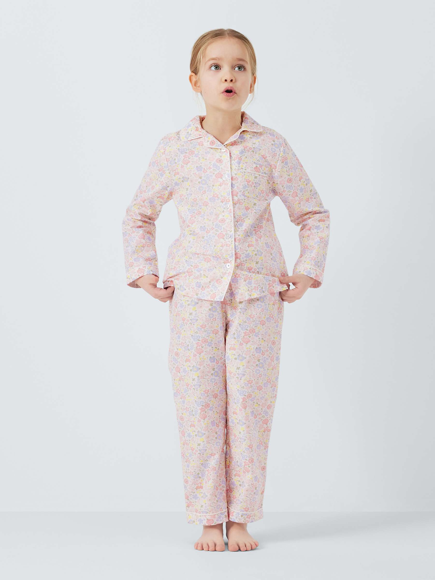 Buy John Lewis Kids' Ditsy Floral Print Pyjamas, Multi Online at johnlewis.com